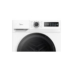 Midea Freestanding 8 KG Front Load Washing Machine Slim,A-10% Class,Steam Wash,Turbo Quick Wash,Durable Inverter BLDC,1400 RPM,White-MF110W80BA10/W-UK