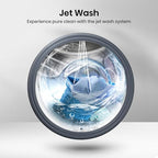 Hisense 1Q Series WF1Q8041BW Freestanding 8 KG Front Load Washing Durable Inverter Machine, Steam Wash, Quick Wash, 15 Washing Programs 1400 RPM White - Energy Rating A