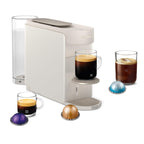 Nespresso Vertuo Up by De'Longhi, Coffee Pod Machine with Precision brewing, Fast Heat-Up, Compact Design, Make Espresso, Americano, latte and perfect for over ice coffee, White (ENV200.W)