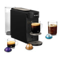 Nespresso Vertuo Up Coffee Pod Machine – One touch, Fast start, Precision brewing, 7 Cup Sizes, Premium Experience, Starter pod Set Included, Ink Black, by Krups - XN9404G0
